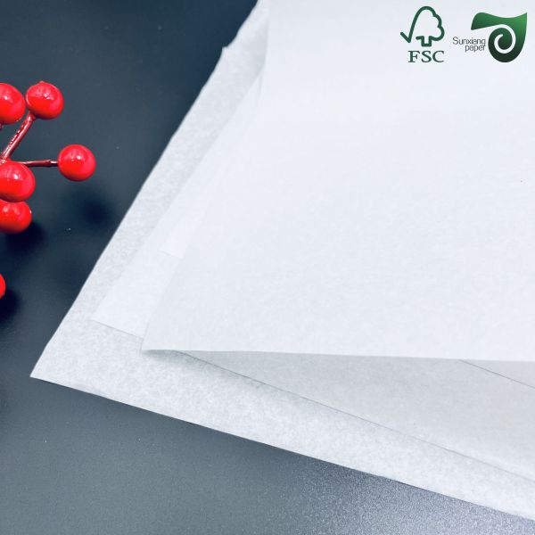 White Double Sided Silicone Coated Paper 40gsm Waterproof Grease-Proof Paper Roll