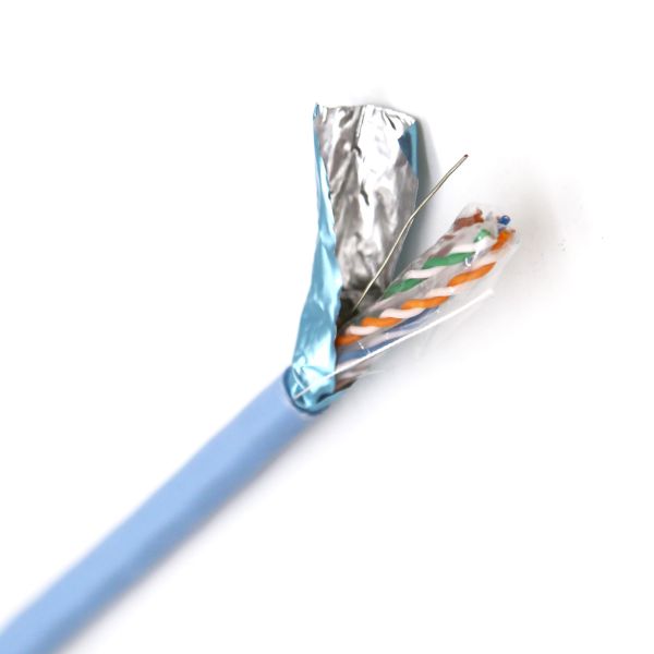 Buy Electric  S/FTP Patch Cord Flexible Network Cable AL Foil Shielded Cat 6a Lan Cable at wholesale prices