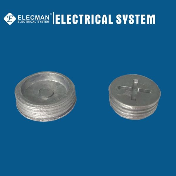 Buy 1/2" - 1" Round Outlet Box Weatherproof Closure Plugs Aluminum at wholesale prices