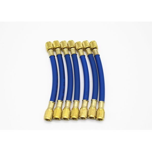 Blue Color R410a Refrigerant Hose Plus II 1/4" Heavy Duty HCA Straight