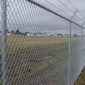 Customized Cyclone Wire Fence Diamond Wire Mesh Netting Panel Galvanized