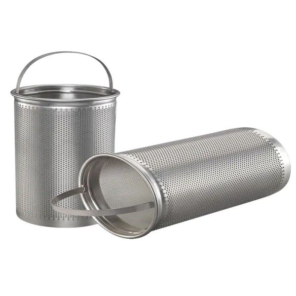 5mm Hole 1.6mm Thickness Stainless Steel Filter Tube With Handle