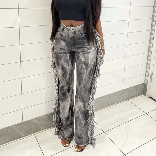 Buy Blue Elastic Waist Trors and Jeans from  at wholesale prices