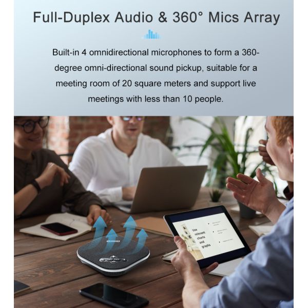 Na200b Bluetooth Daisy Chain Speakerphone USB2.0 RJ45 Port