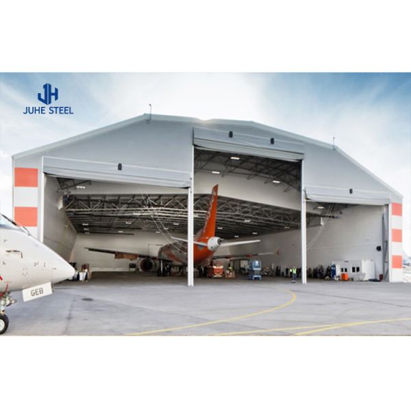 Seismic and Wind Resistant High Rise Hangar with Q235/Q345B Steel Structure