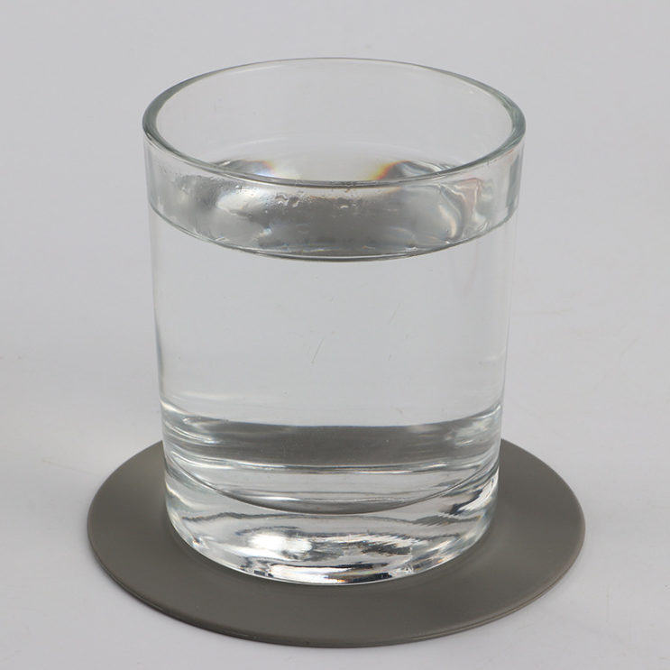 Hotel Coaster with Bottle Opener Round Shape Soft Rubber Material Fire Paint Seal Pad