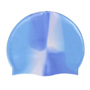 China Unisex Waterproof Silicone Swim Cap Durable Swimming Head Cap on sale