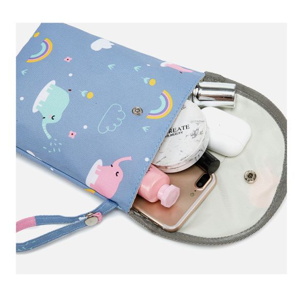 Wholesale Infant Cloth Toilet Diaper Bag Mini Waterproof Wet Dry Package for Baby Nappy Pouch Reusable Bag