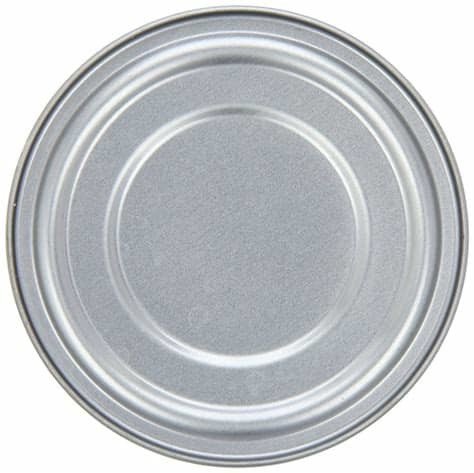 603# Food Packaging Dia 153mm Tinplate Bottom Lids Normal Tinned Round Bottle