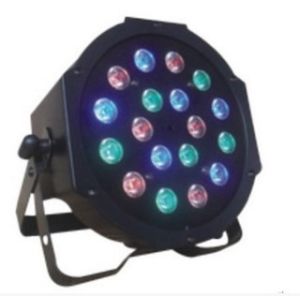 54W Stage Light, Plastic Housing,RGB ,18*3W Flat Spot Light,DMX Flat Stage Light