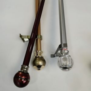 ISO9001 0.4mm 6.7m Adjustable Ceiling Mount Curtain Rod