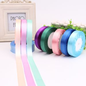 Wholesale Gift Packing Silk Ribbon Roses Custom Recycled 100% Polyester Satin