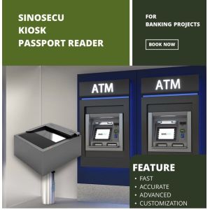 Document Scanner and HD 5.0 MP OCR Camera for Self Service in Airport Passport