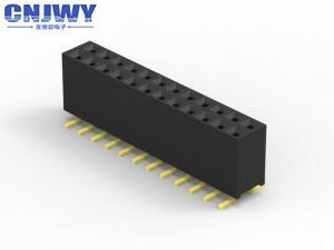 China Durable 20 Pin PCB Header Connector 1mm Pitch PA6T Dual Row Male Pin Header on sale