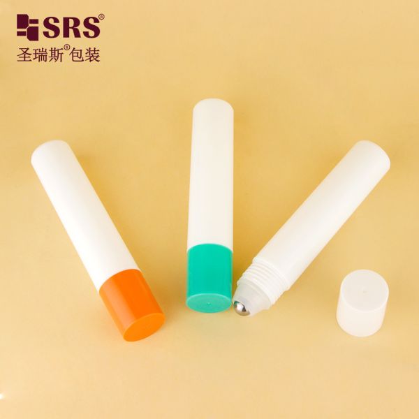 RPP-20ML Nude Inject Customization Round Shape Roller Steel Ball Massage Antiperspirant Gel Roll On Bottle Applicator