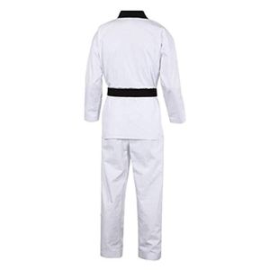 WTF Striped Taekwondo Outfit Preshrunk Fabric Taekwondo Apparel