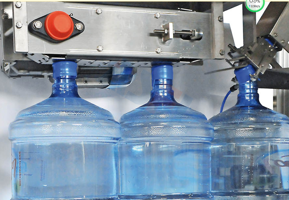 QGF-600 SUS316 5 Gallon Water Filling Machine 32KW Stainless Steel