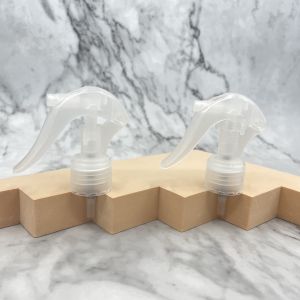 Transparent Bottle Plastic Trigger Sprayer Pump 24/410 28/410 0.35ml With Lock