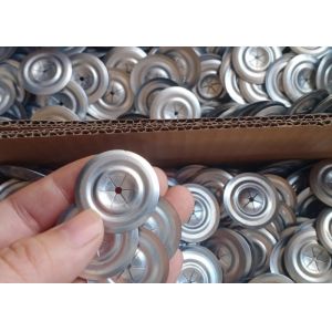 30mm Galvanized Steel Round Insulation Washer With Bevel Edge