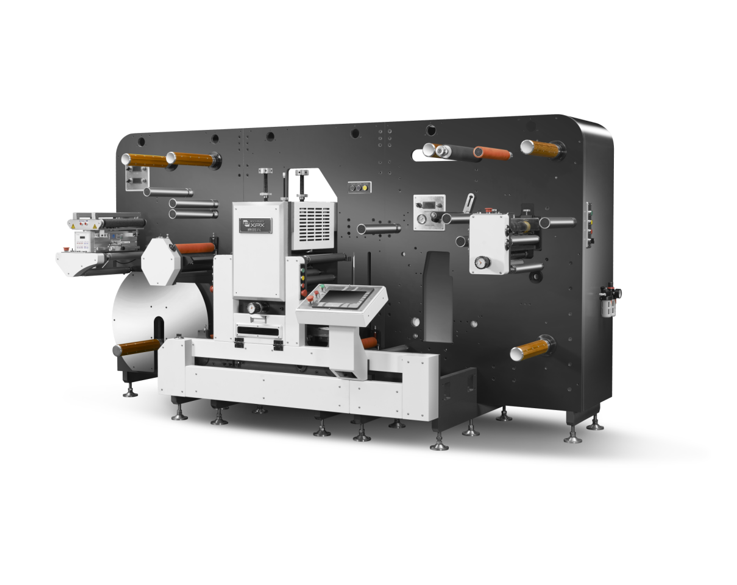 VAN-360R automatic label roll to roll rotary high speed high precision die cutting machine finishing solution