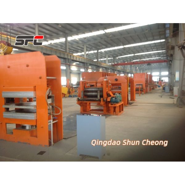 Belt rubber vulcanizing press machine view 5