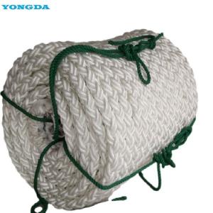 China Polyamide Multifilament Fibre Nylon Braided Ropes High Tensile Strength 28mm on sale