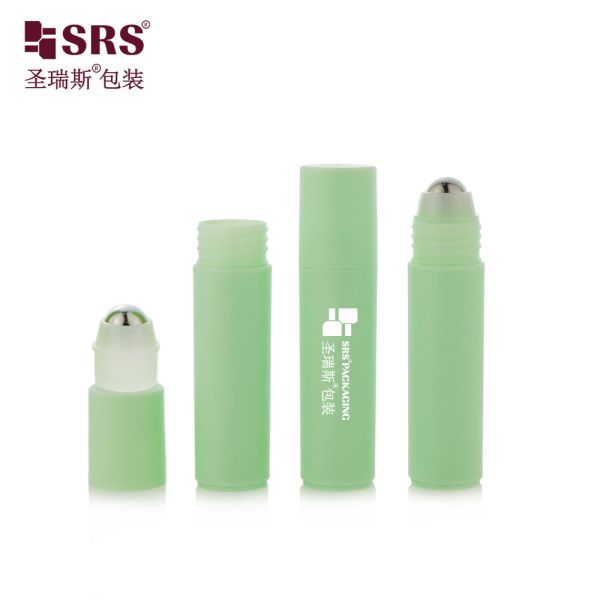 RPPF 20ml 2/3 OZ Plastic Empty Cosmetic Skincare Round PP PCR Eco-friendly Roller Steel Ball Bottle Packaging