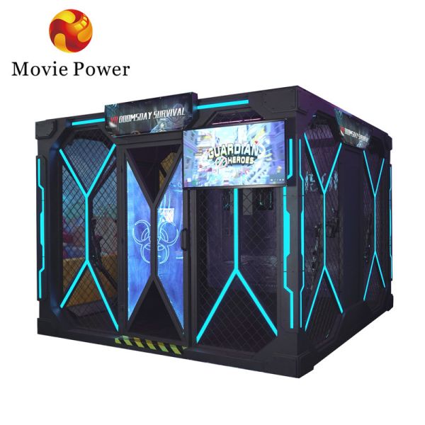 Buy Fiberglass 9d Vr Shooting Simulator Room Walking Platform Virtual Reality Games Multiplayer at wholesale prices
