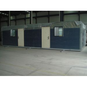 Moistureproof Prefab Modular Homes Prefabricated Light Steel House Fireproof