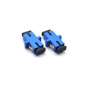 Simplex ST Fiber Optic Adapter Blue SM / MM Single Mode With High Return Loss