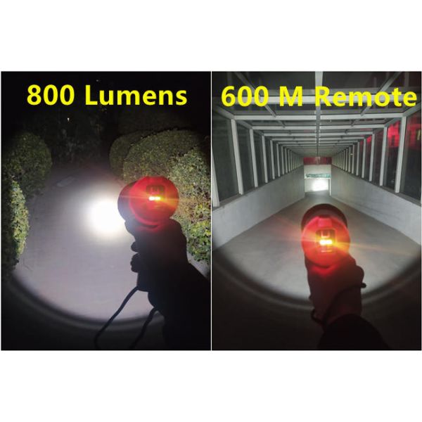 800 Lumen Rechargeable Cordless Spotlight 600M Beam Distance
