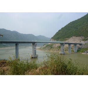 Steel Structure Delta AiSi 36m Cable Suspension Bridge