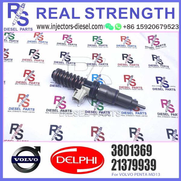 Diesel Fuel Injector 3801369 4 Pins Common Rail Fuel Injection Nozzle BEBE4D18002 BEBE4D27002 For V-O-L-V PENTA MD13