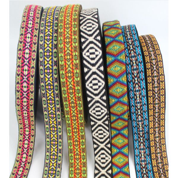 Buy 1/2" Elegant Single Face Jacquard Ribbon Trim at wholesale prices