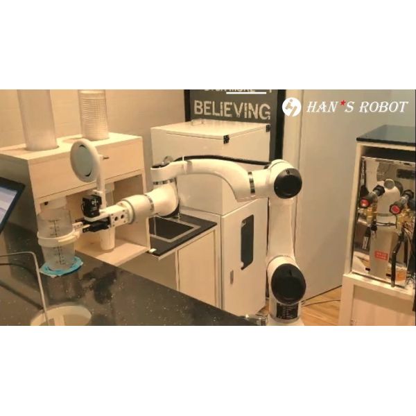 Collaborative Robot Of Elfin E10-L Milk Tea Robot Arm 6 Axis With 1300mm Reach