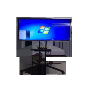 Tempered Glass Screen LCD Digital Signage Display Multimedia Interactive