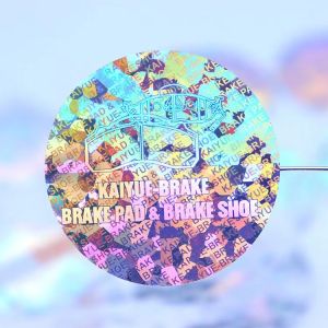 Custom Gold Foil Label Sticker Packaging Roll Self Adhesive Shipping Labels