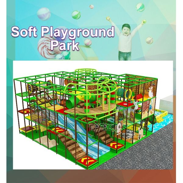 Children Play Area Theme Park Equipment 220v Amusement Adventure