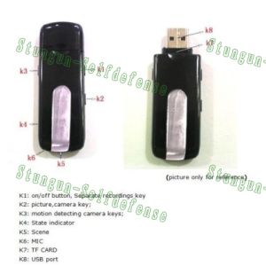 USB Style spy cameras hidden with Motion Detector