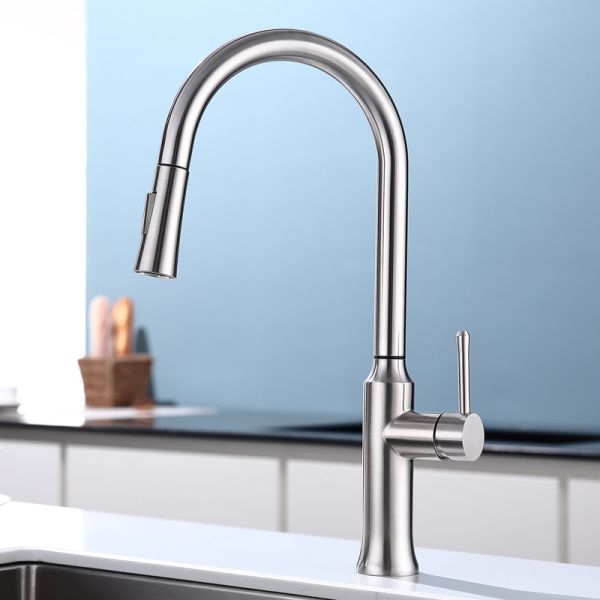 Buy CUPC Hose Extendable Kitchen Sink Tap at wholesale prices