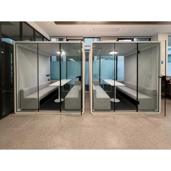 4-6 Person 2210*2188*2288mm Confidential Office Pod Acoustic Meeting Pods For Business 100-240V