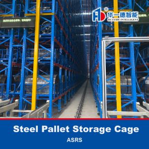 China Steel Pallet Storage Cage Box For Asrs on sale