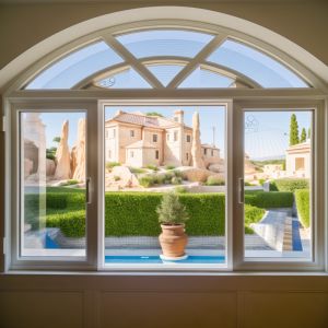 OEM / ODM Large Bottom Hung Casement Windows Soundproof Function