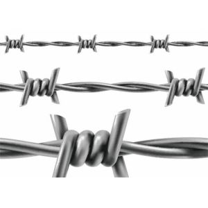 Military Double Twist Steel Barbed Wire 12X14 Gauge 25kg/Roll
