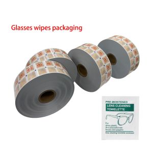 Flexography Printing Logo Custom Automatic Packaging Film Roll Laminated