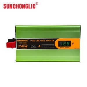 2000W 12v / 24v 2KW Pure Sine Wave Inverter With Led Display & Usb Port