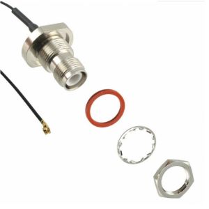 N Female Bulkhead With O-ring Connector to UFL 20cm Length 1.13mm Coaxial Cable