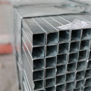 En S355jr S235jr Galvanized Square Tubing Hydraulic Hot Dip Galvanized Square