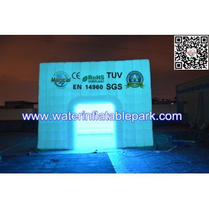 Attractive Rent Wedding Tent Lighting LED Structure / Inflatable Cube Tent
