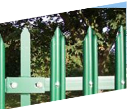 W Section Black European Type Palisade Wire Mesh Fence